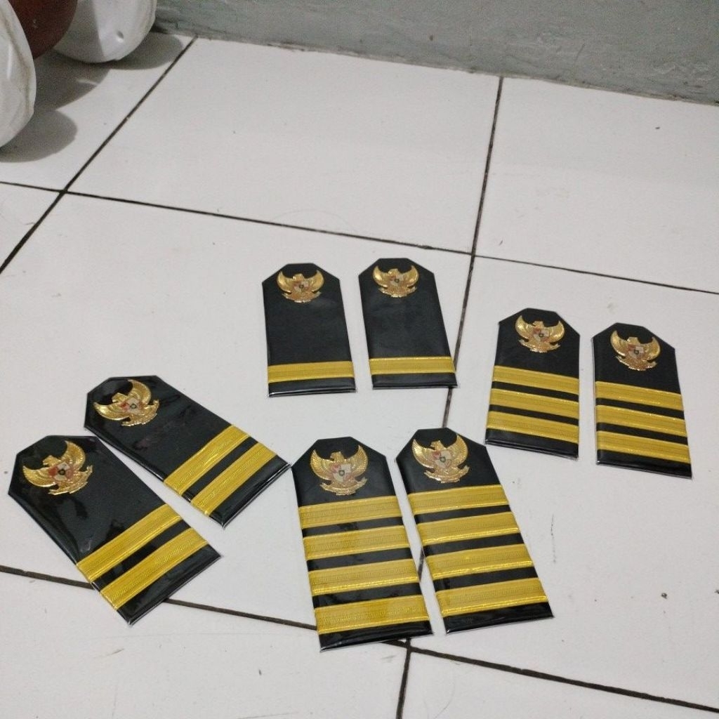 pangkat pdu evolet garuda1,2,3,4/tanda pangkat efolet garuda/pangkat efolet/evolet pelayaran