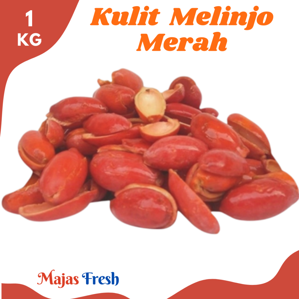 KULIT MELINJO Merah Segar - Sayur Kulit Tangkil Melinjo Merah Fresh | 1.000gr [ Harga Per KG ]