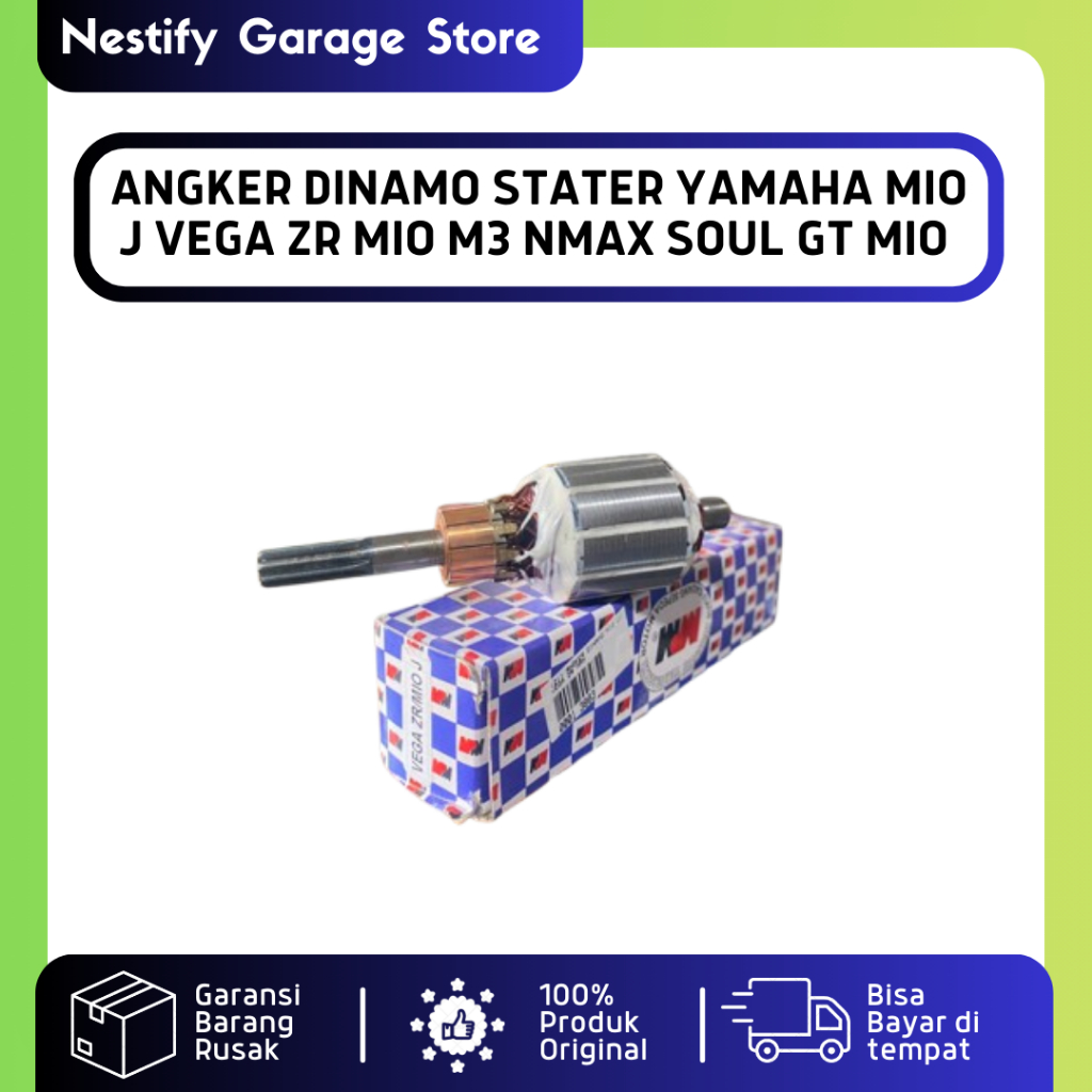 ANGKER DINAMO STATER YAMAHA NMAX MIO J M3 VEGA ZR MIO SOUL GT MIO GT X RIDE FINO FI GOOD QUALITY