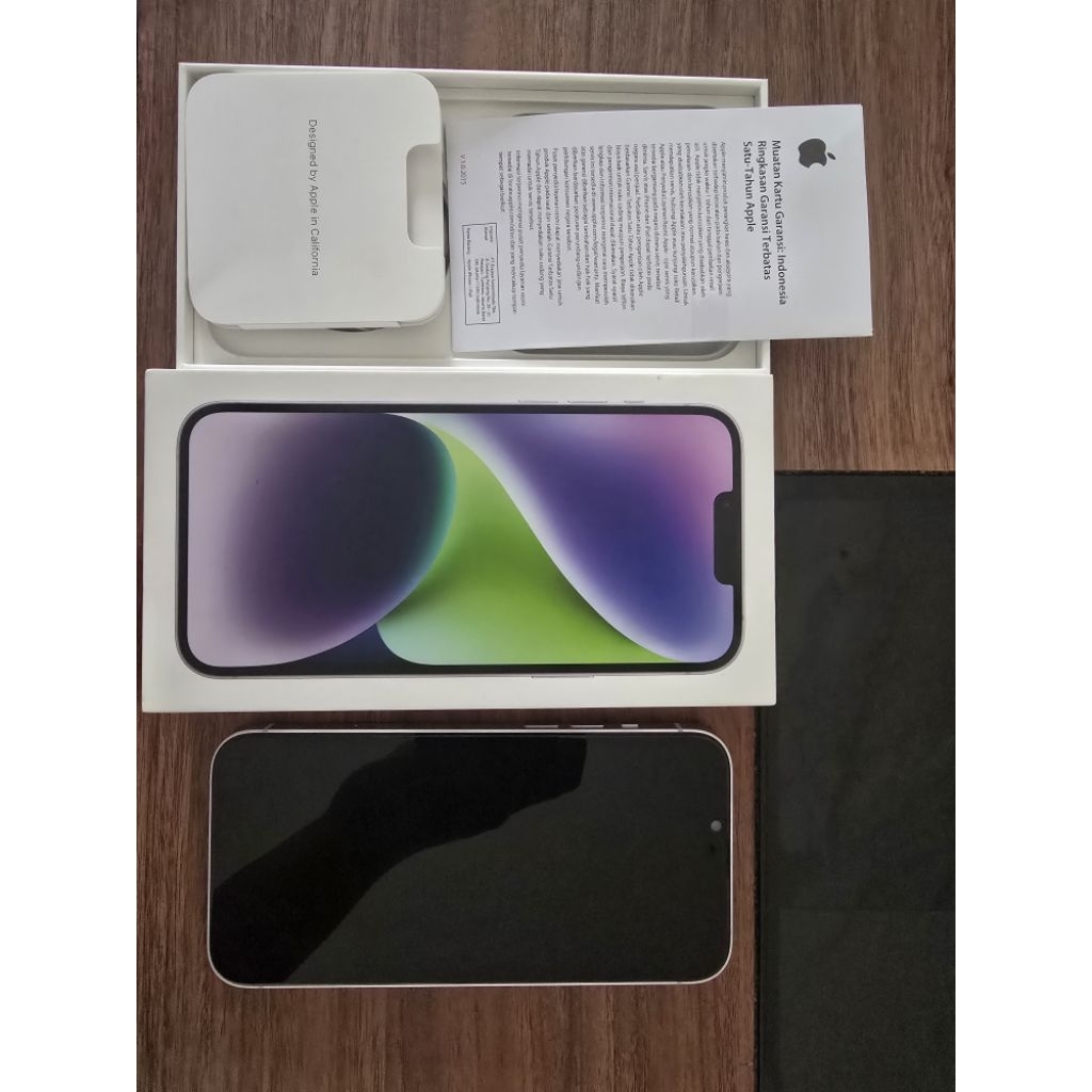 IPHONE 14 PLUS 128 GB PURPLE SECOND IBOX INDONESIA