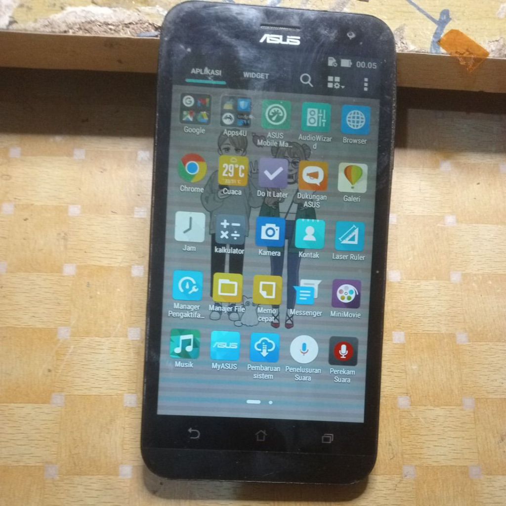 mesin Asus Z00ED nyala normal