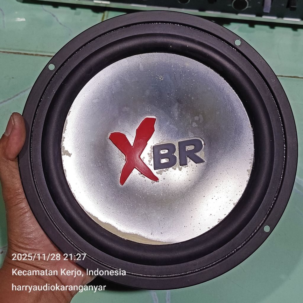 Speaker Subwoofer 8 inch – XBR Ori Lepasan POLYTRON– Kondisi Normal – Siap Pakai