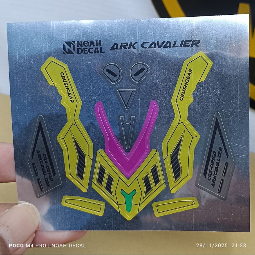 Decal crush Gear Ark Cavalier Hologram