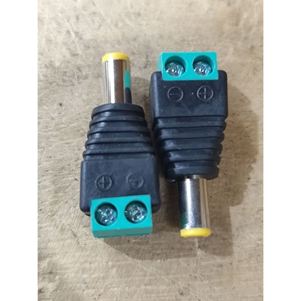 Jek DC Male / Female konektor CCTV Jack DC 12V Baut Terminal