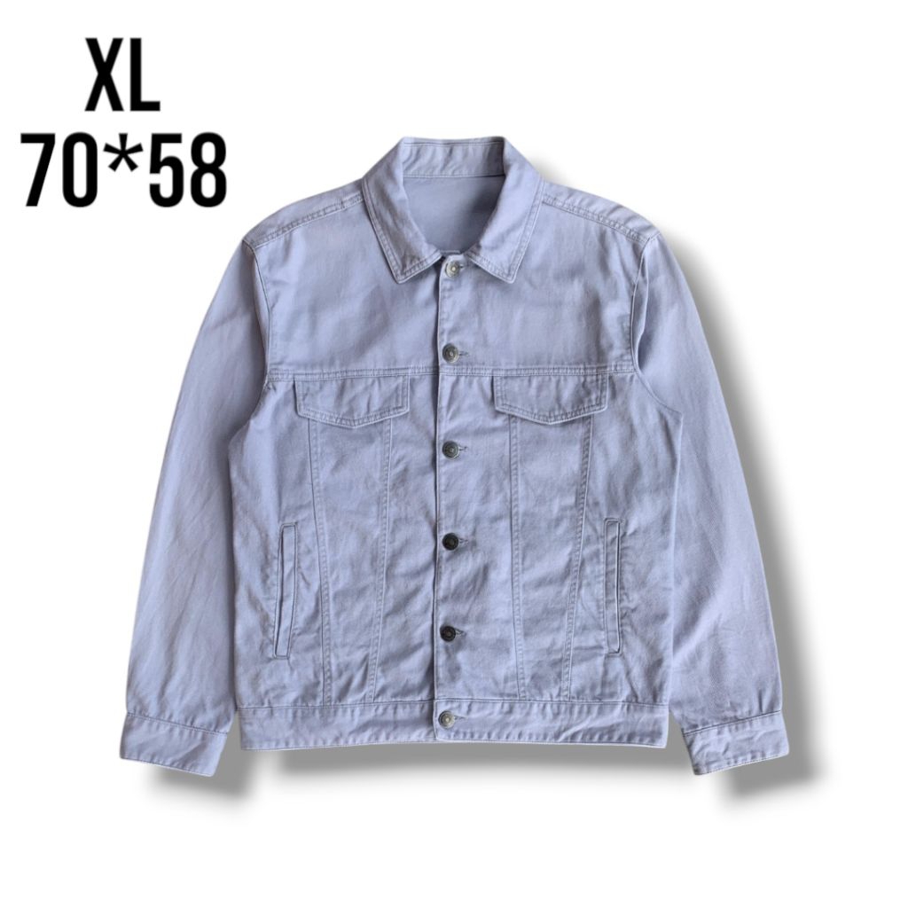 Trucker Denim Jacket Spao Unisex