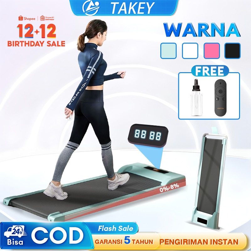TAKEY  Treadmill listrik Treadmill walking pad Treadmill Elektrik treadmill portable