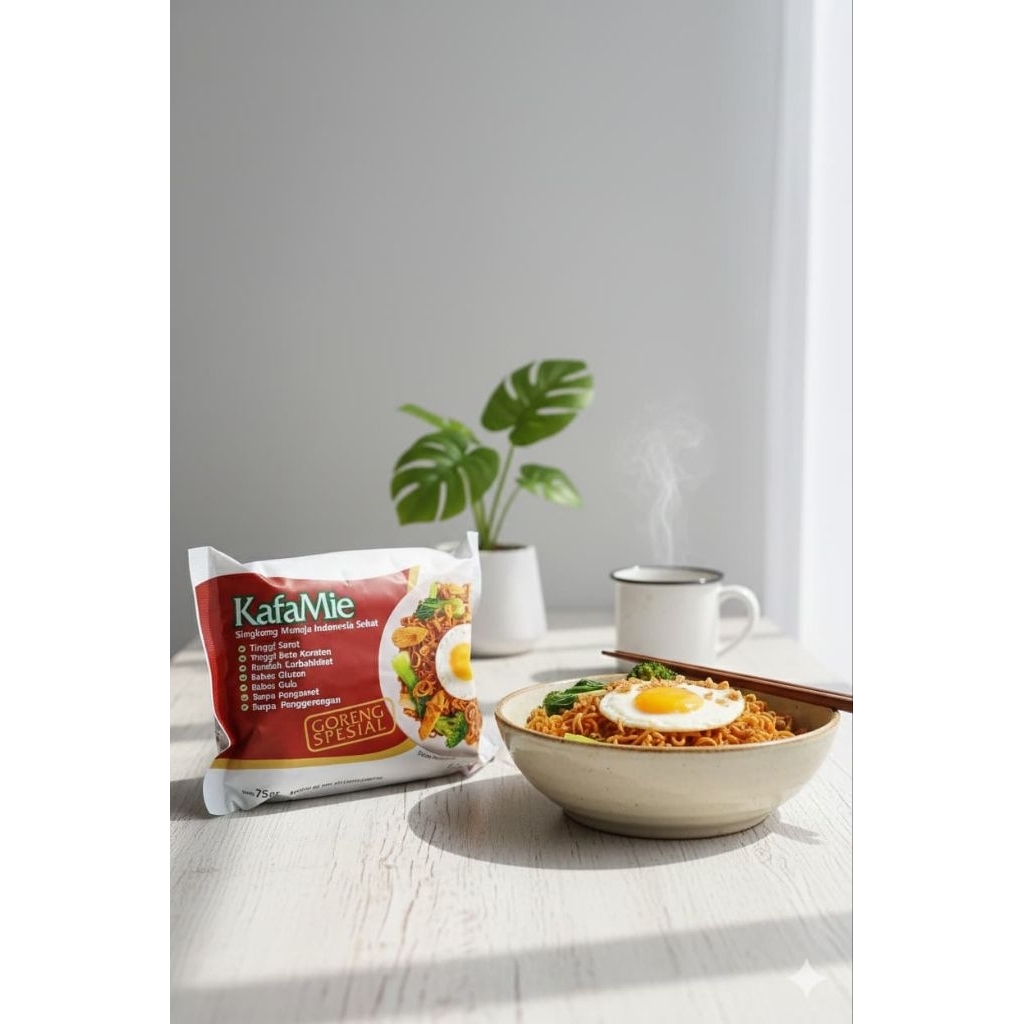 Kafa Mie Mocaf kuah & goreng