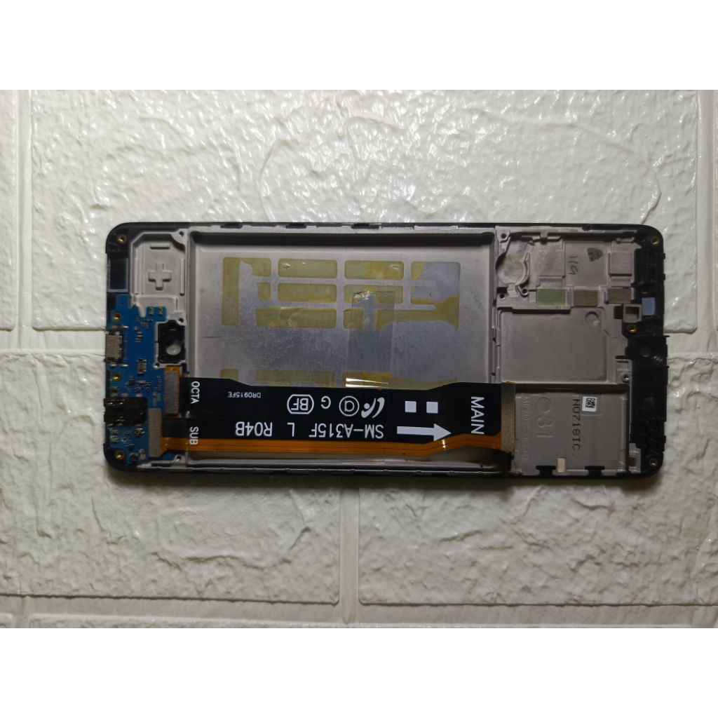 LCD SAMSUNG A31 ORIGINAL COPOTAN FINGERPRINT ON LAYAR