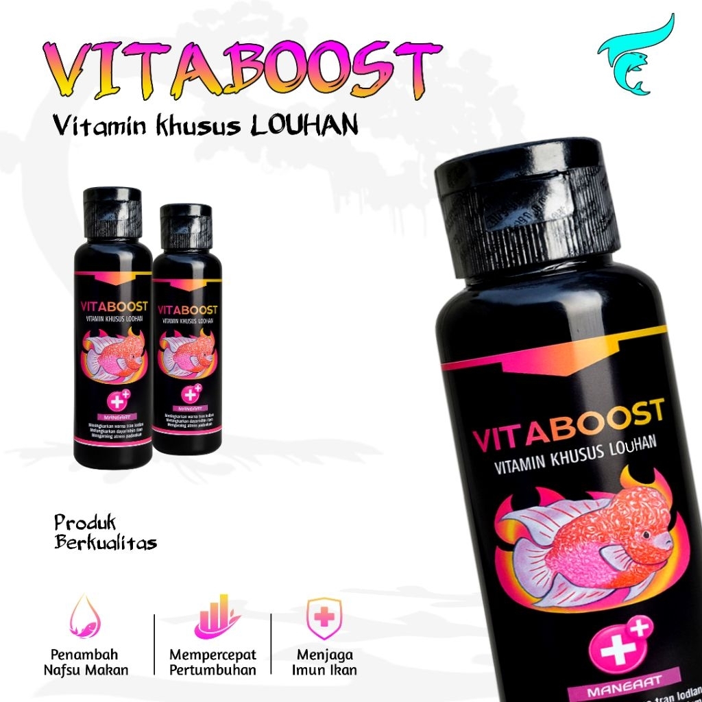 VITABOOST vitamin khusus ikan LOUHAN untuk semua jenis ikan louhan
