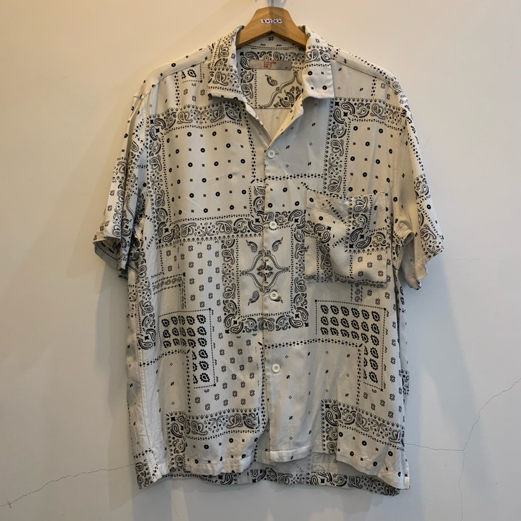 8seconds Open Collar Paisley Shirt