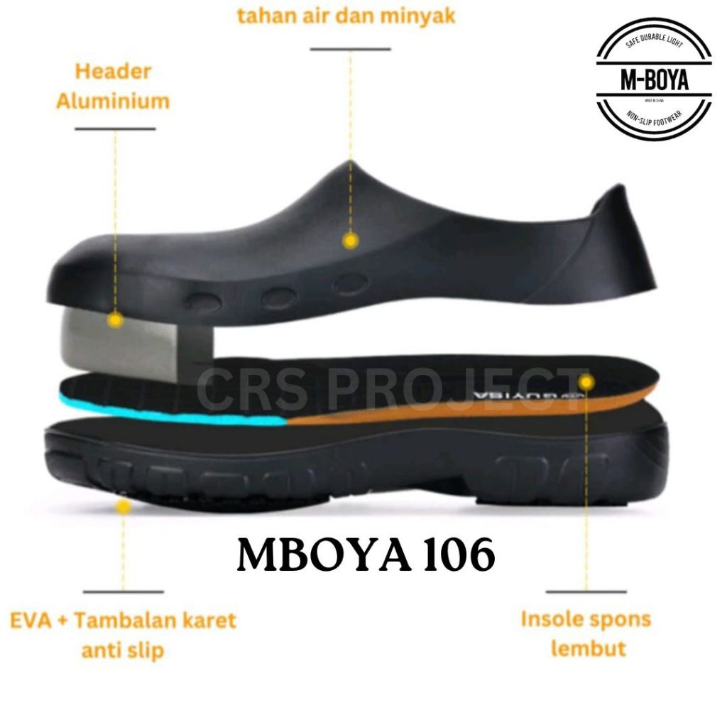 MBOYA S106 TOE STEEL CHEF SHOES MADE IN CHINA ORIGINAL