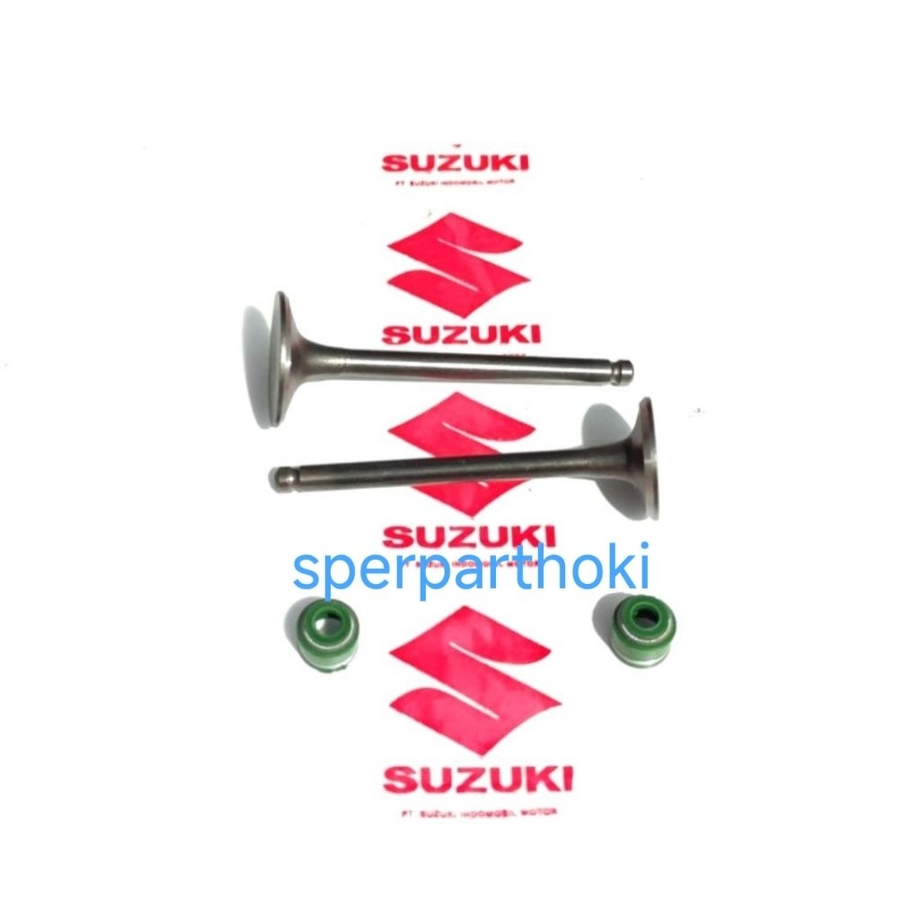 seal klep plus payung klep suzuki smash,shogun 125 r,shogun 125 fd,shogun 125 sp old,arashi