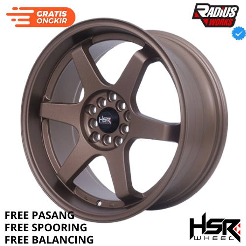 VELG RACING HSR TE37 R18 UNTUK BMW AUDI SUBARU DLL
