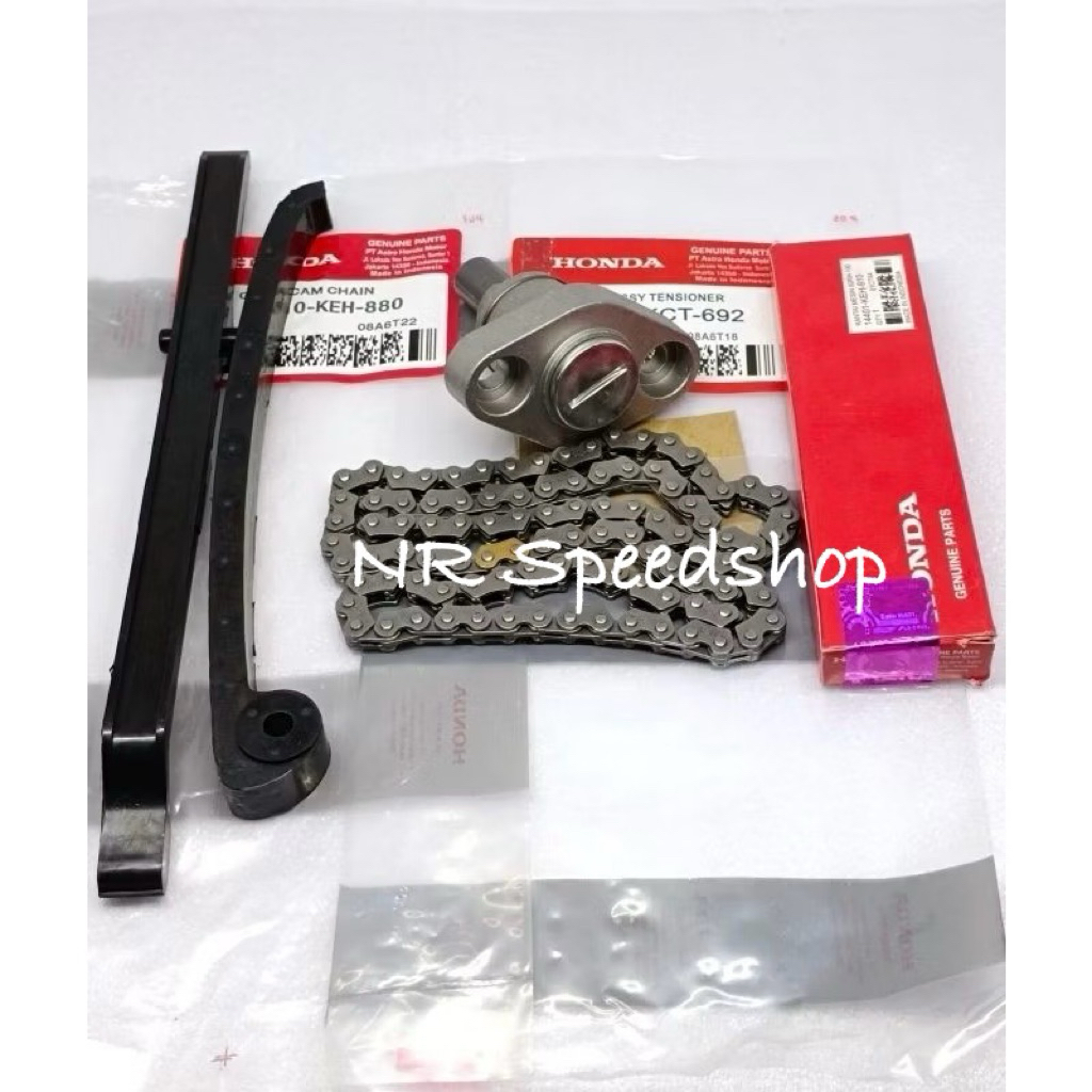 Karet Tensioner + Tonjokan Keteng + Rantai Keteng Neotech GL Pro GL Max Megapro Lama MP Primus KEH