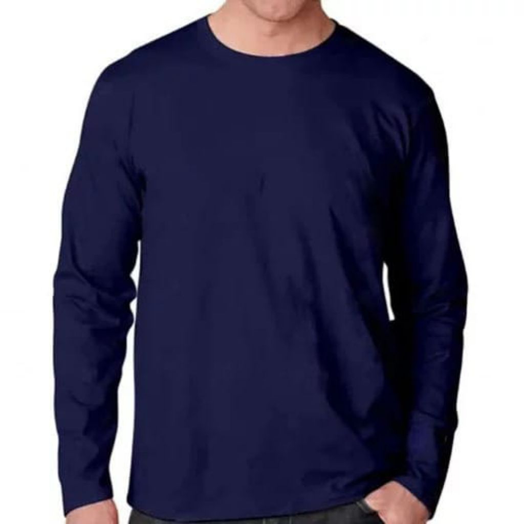 KAOS POLOS LENGAN PANJANG /KAOS OBLONG PRIA DAN WANITA LENGAN PANJANG/ KAOS REMAJA/KAOS DEWASA / BAJ