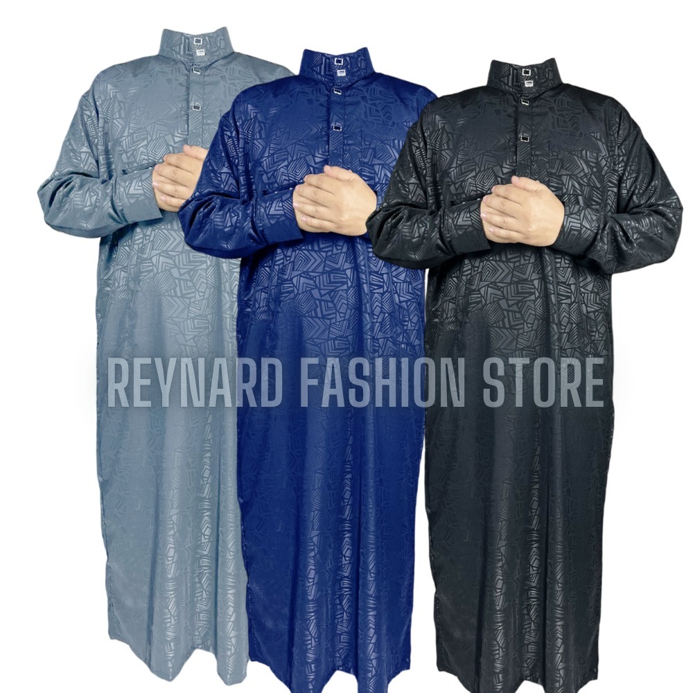 JUBAH EMBOS Gamis pria / Jubah Arab Embos Bahan Premium Mewah / Gamis Pria Sultan Mewah / Gamis Pria