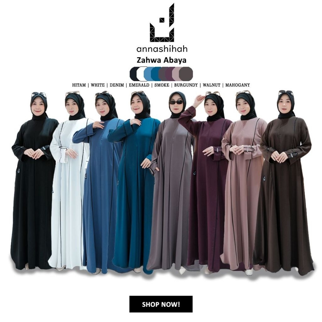 ZAHWA ABAYA ORY ANNASHIHAH/ELMA ABAYA/ZALIKA ABAYA ORY BY ANNASHIHAH/ABAYA YUNIA BY ANNASHIHAH/GAMIS