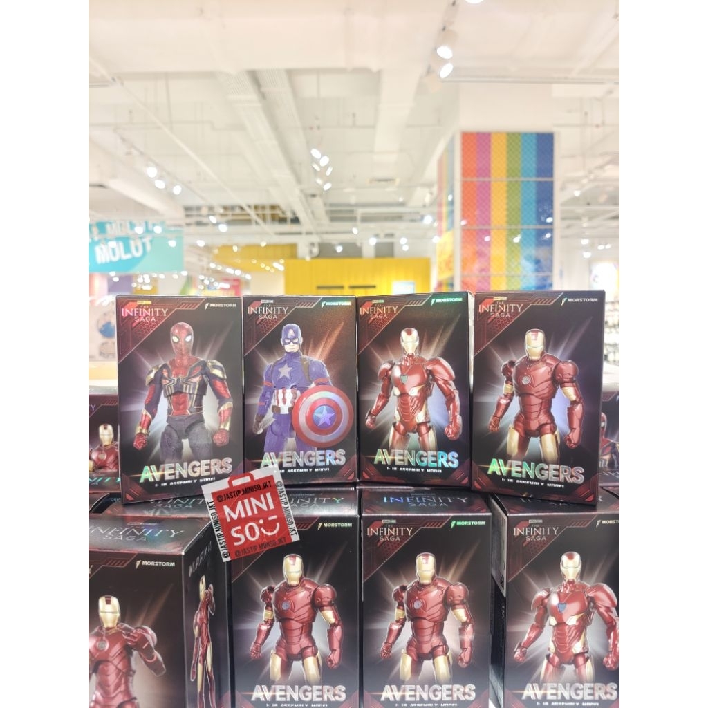 OH SOME MORSTORM Figure AVENGERS (11.8cm) IRON SPIDER / IRON MAN MARK 3 / IRON MAN MARK 50 / IRON MA