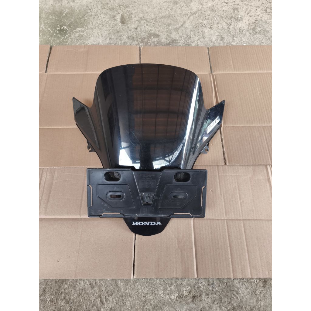 Visor Set Dudukan Plat Nomor PCX 160 2021-2024 Original Copotan PCX 160 Gen Pertama