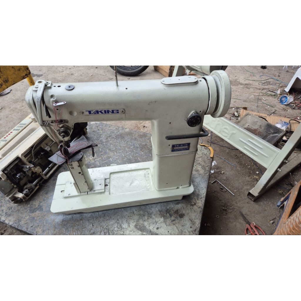 kepala bak mesin jahit tinggi sepatu second 1 jarum dan 2 jarum