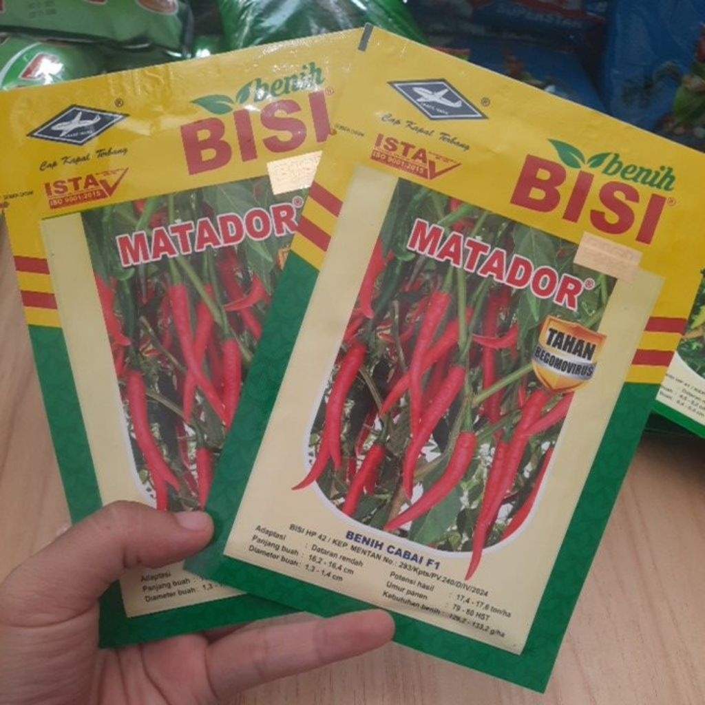 Benih Cabai Merah Besar MATADOR F1 10GR - CMB MATADOR - BENIH BISI
