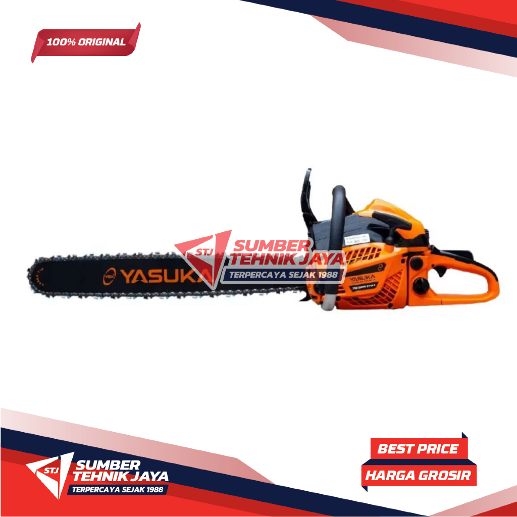 CHAINSAW/ GERGAJI MESIN YASUKA 10000 XT- BAR 24"