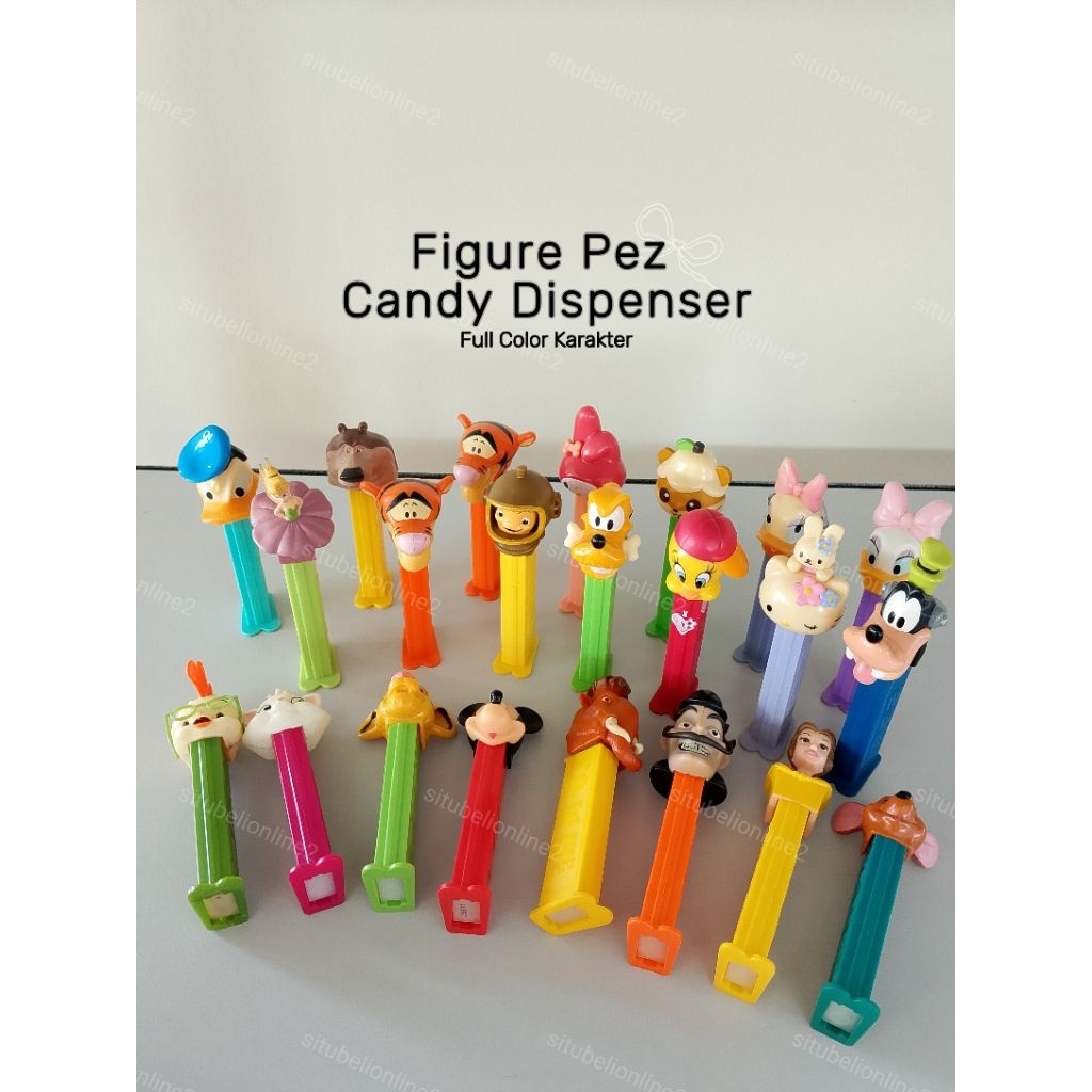 Figure Pez Candy Dispenser - Mainan Anak - Karakter Gemas