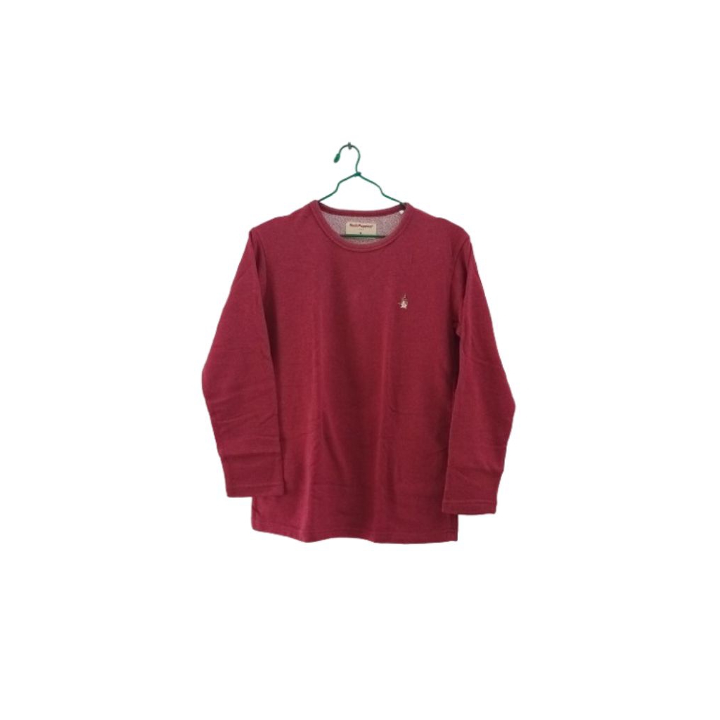 Atasan Wanita/Baju Sweater/Baju Santai  warna Maroon Preloved