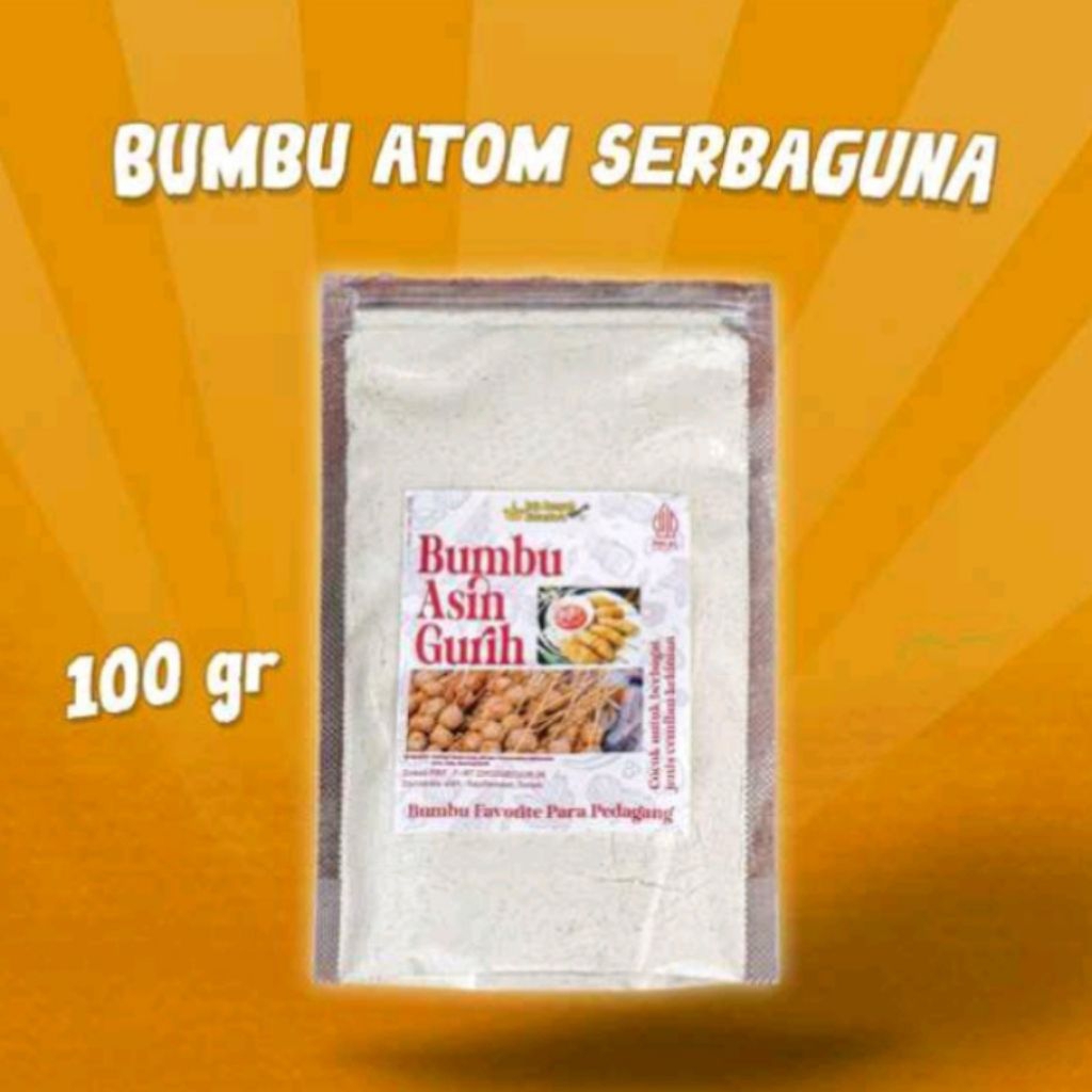 Bumbu Penyedap Serbaguna Tabur Rasa Bumbu Atom Asin Gurih