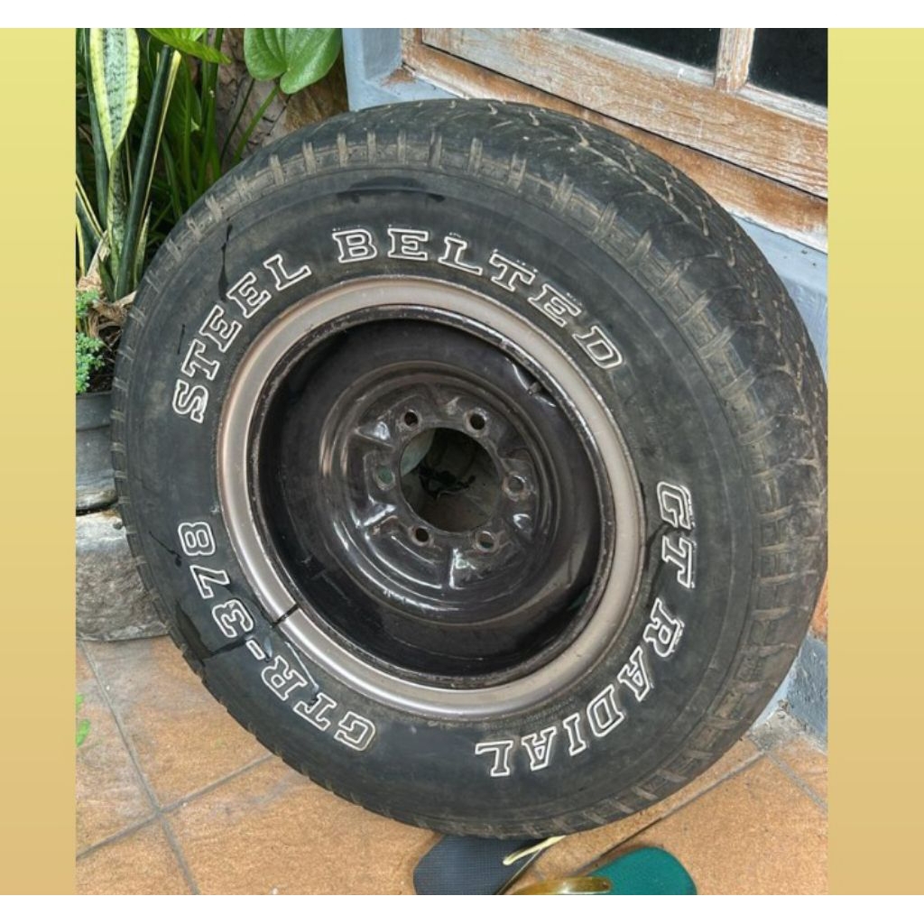 ban serep toyota hardtop fj40 bj40 split ring kelingan