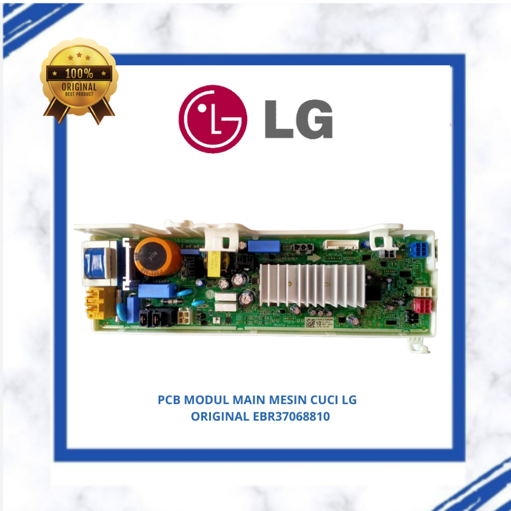 PCB MODUL MAIN MESIN CUCI LG FV1285S3WS/FV1285S3VS ORIGINAL EBR37068810