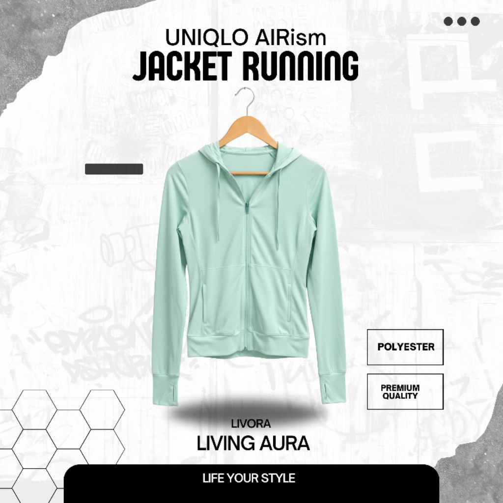 AIRism UNIQLO Original UV Protec Jacket Running