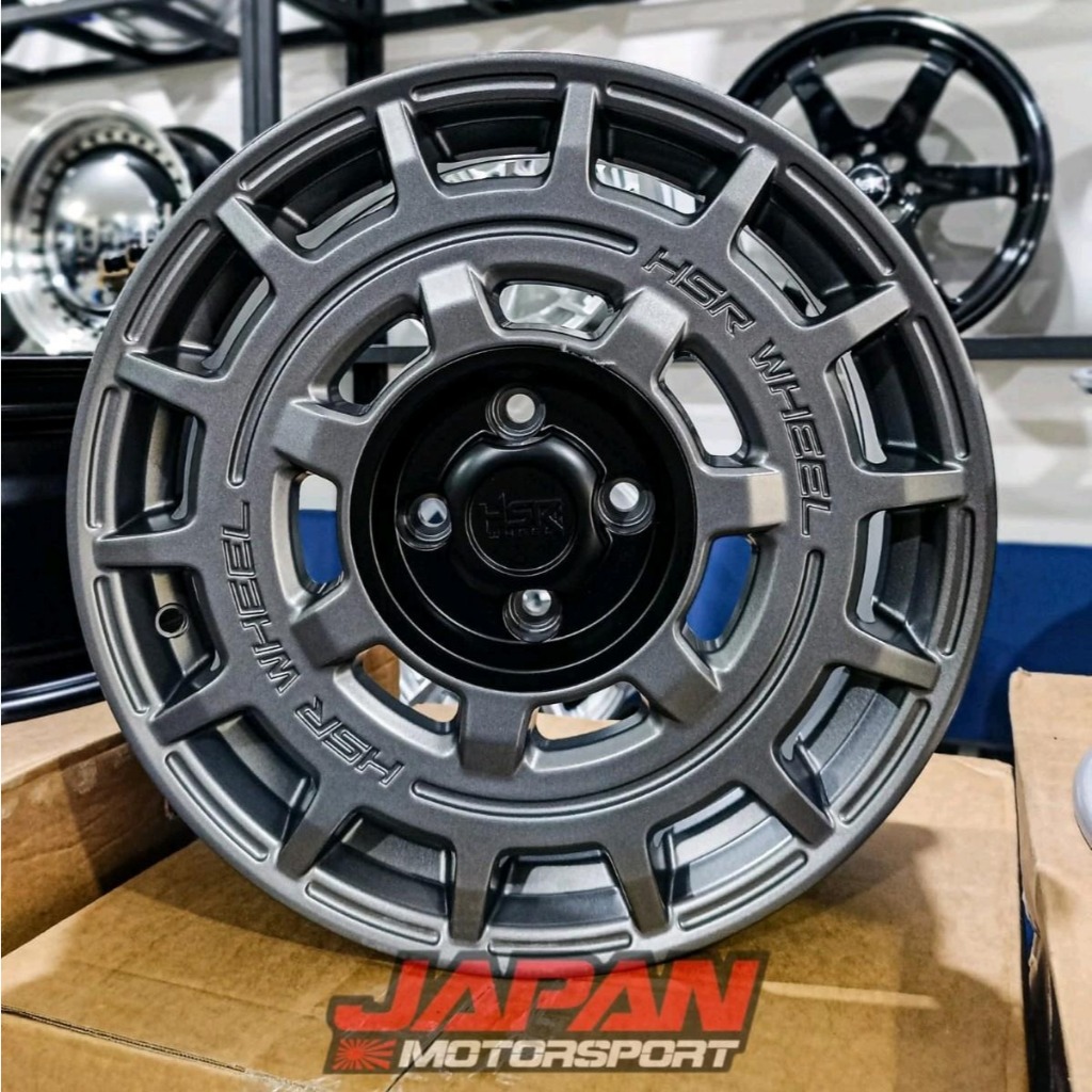 Velg Mobil Retro HSR Mentawai R14 Baut 4x114,3 untuk Avanza Xenia Kijang Panther dll