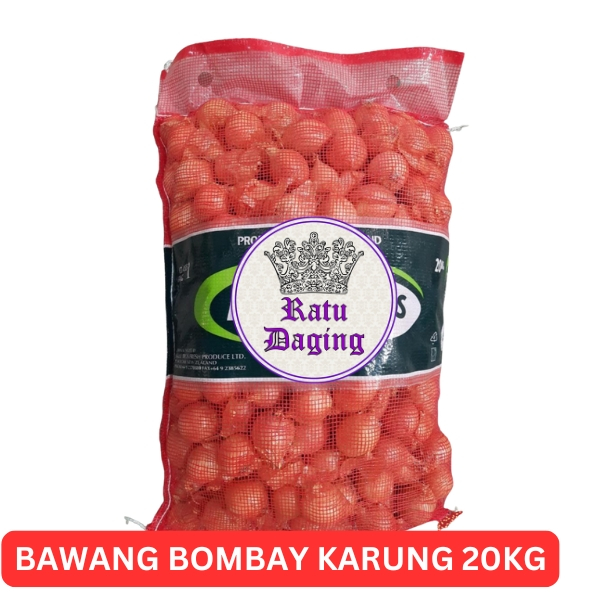 Bawang Bombay @20Kg - Harga Karungan isi 20 Kg