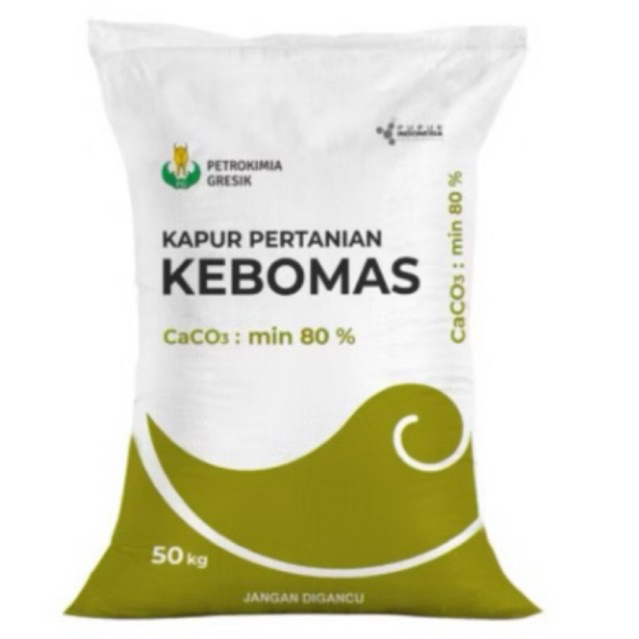 50kg KAPUR PERTANIAN / DOLOMIT KEBOMAS 1 SAK