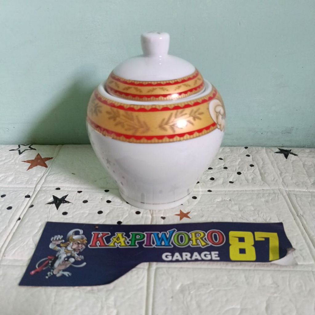 guci keramik/tempat gula mini