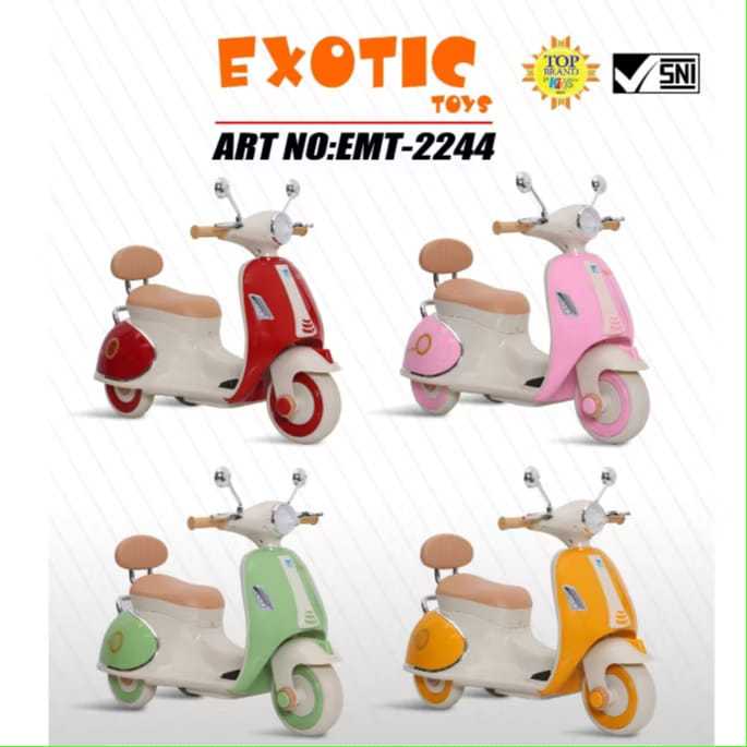 Exotic EMT 2244 -  Mainan Anak Motor Aki Vespa