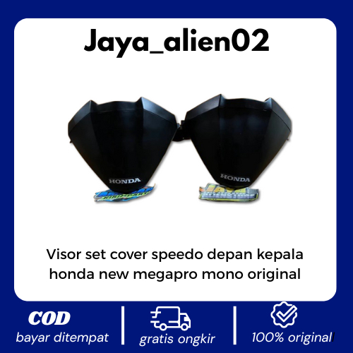 Visor set cover speedo depan kepala honda new megapro mono original