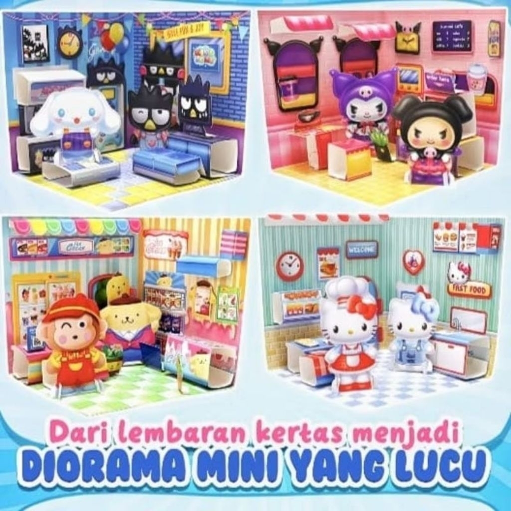 HOT PRODUCT Mainan Anak Puzzle 3D Panoramic Room Lucu