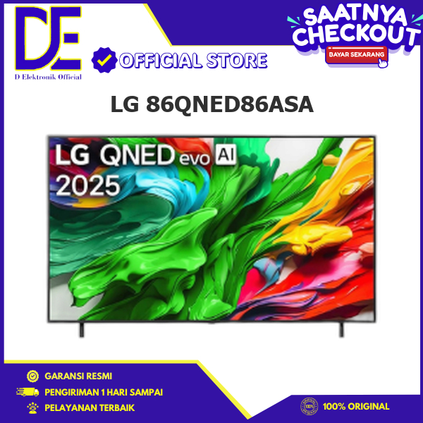 LG 86QNED86ASA Smart TV 86 Inch 4K MiniLED QNED evo AI QNED86 86QNED86 QNED86ASA