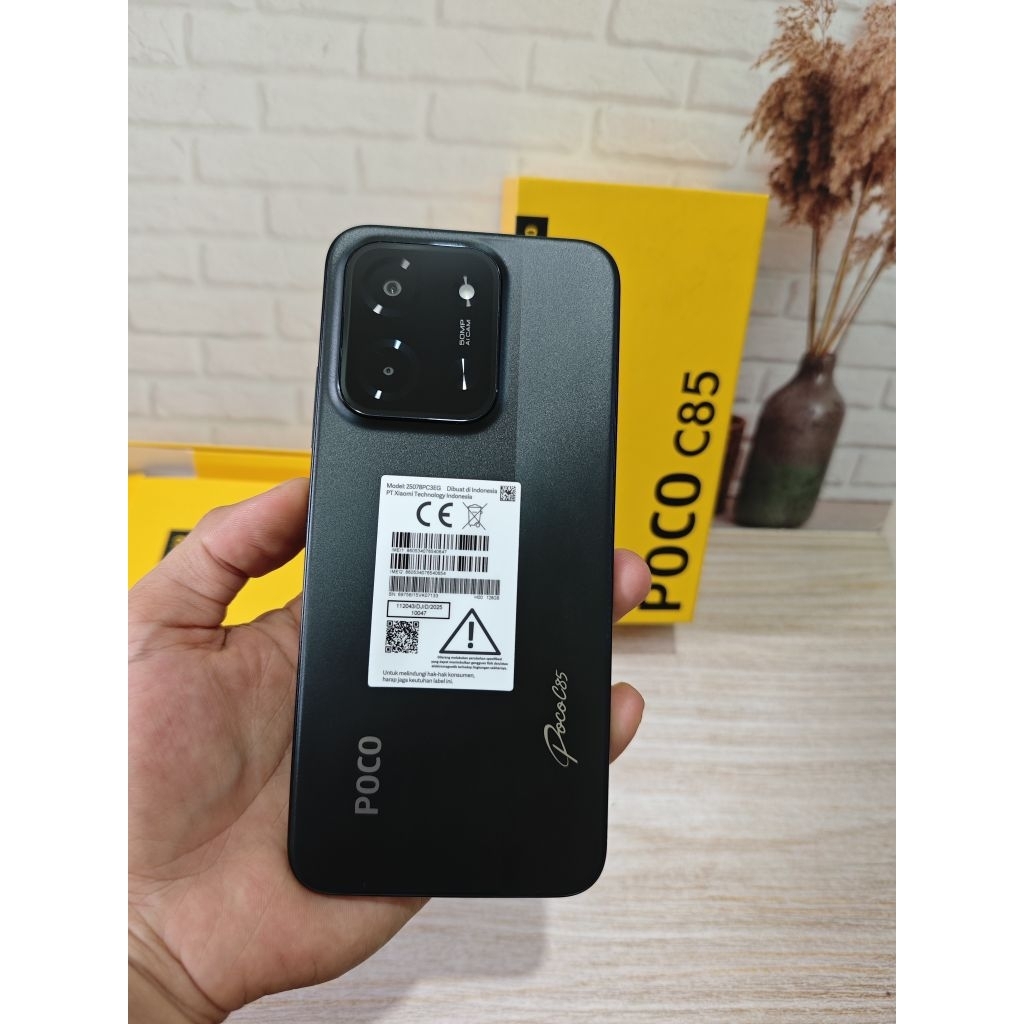 Poco c85 6/128 garansi resmi second original