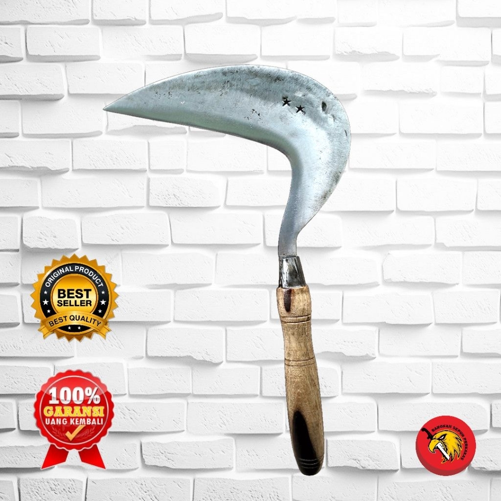 Arit Rumput Super Tajam Baja Asli Bintang Bintang [ CIKAJANGAN ]