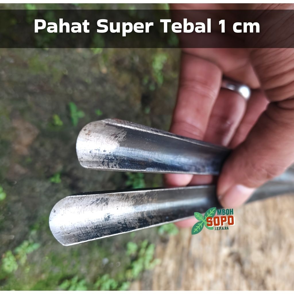 1 Pcs Pahat Ukir Jepara,Tatah Kayu SUPER TEBAL CEKUNG - 1 cm , Pahat Bonsai