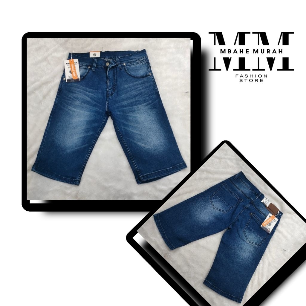 *** CELANA SOFT JEANS  NBX COWOK | PENDEK STREET 3/4 DEWASA***
