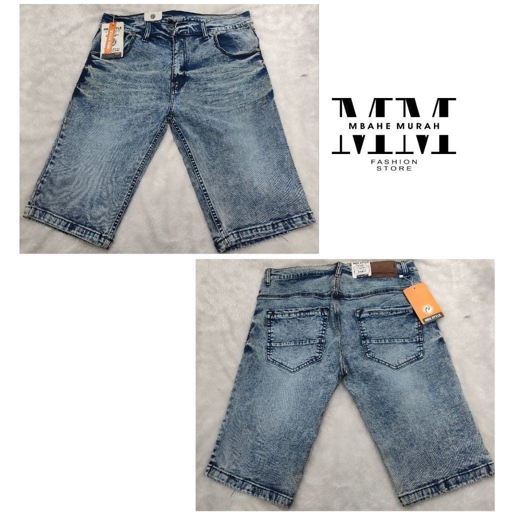 *** CELANA SOFT JEANS  NBX COWOK | PENDEK STREET 3/4 DEWASA***