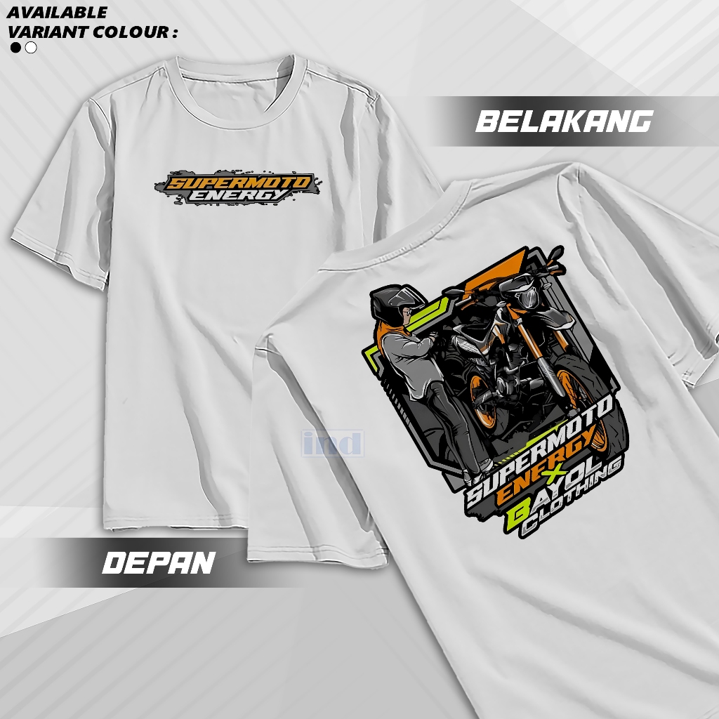 Kaos Supermoto KLX CRF DTRACKER WR 155 - Baju Distro Kaos Racing Supermoto Tshirt Otomotif