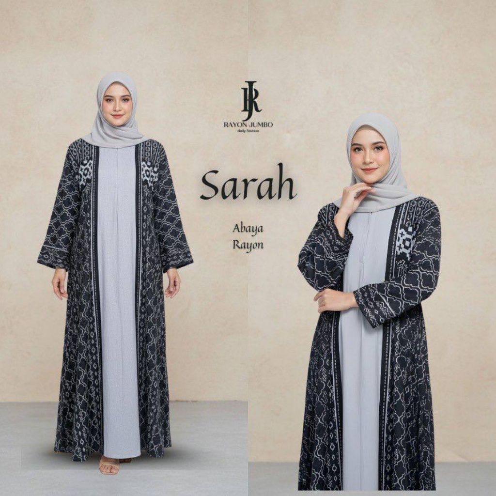 Abaya sarah/gamis sarah/abaya kekinian/terlaris/gamis terbaru