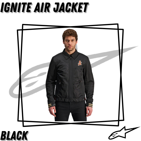 Alpinestars Ignite Air Jacket Black Original – Jaket Riding