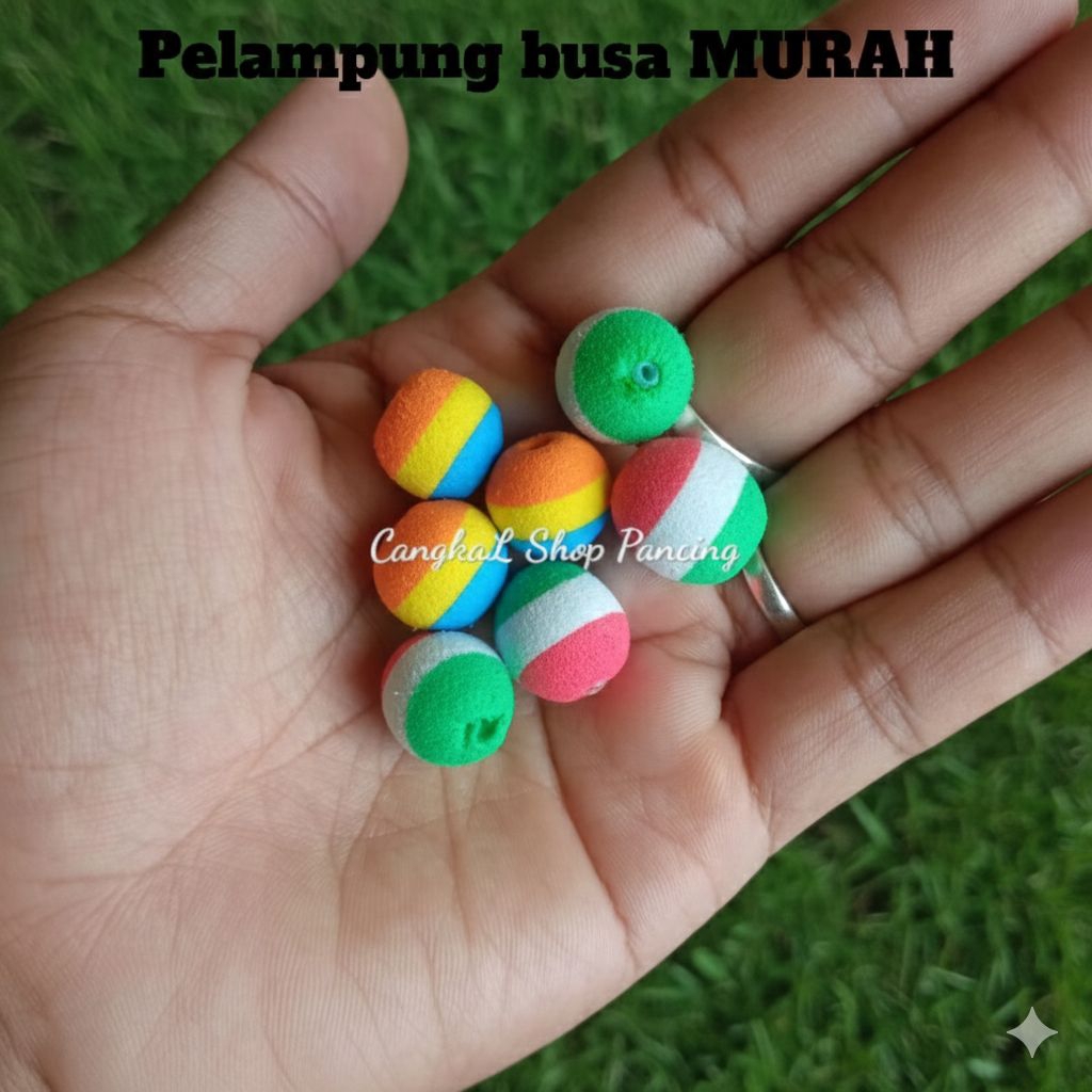 Pelampung pancing busa kecil (1 biji)