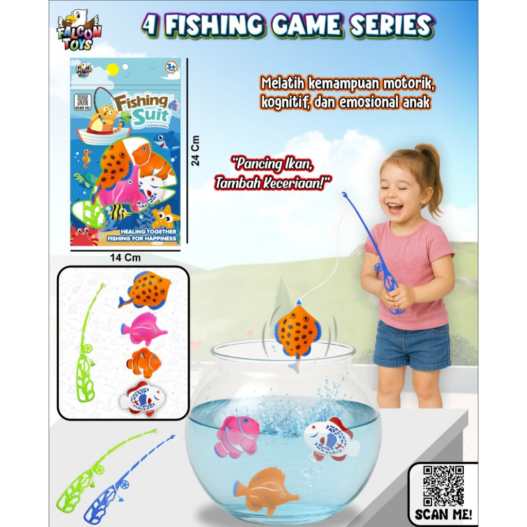 MAINAN PANCING IKAN PACKINGAN KANTONG